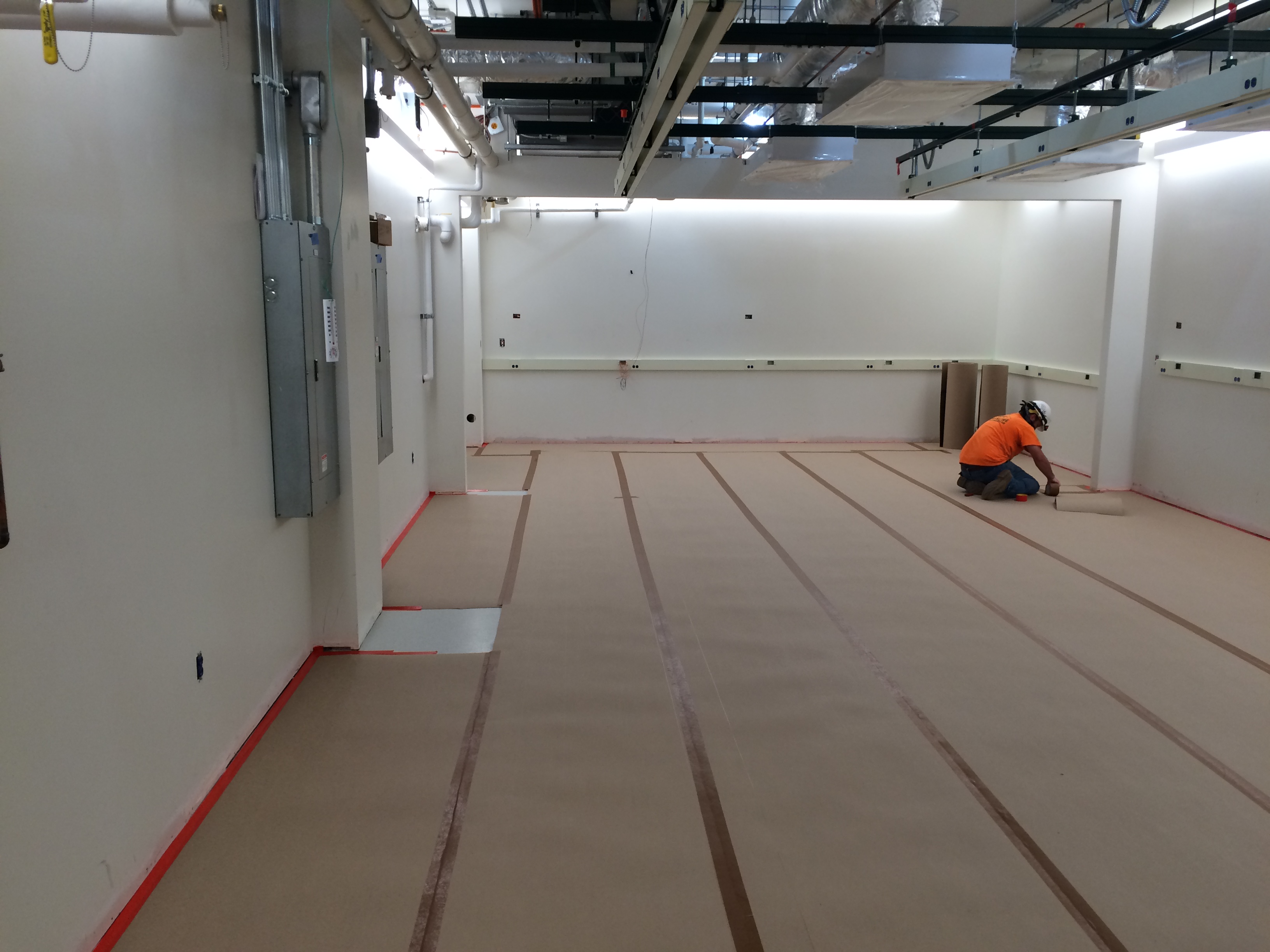 Floor and HVAC Done (Aug 2020)