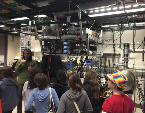 Lab tour photo.