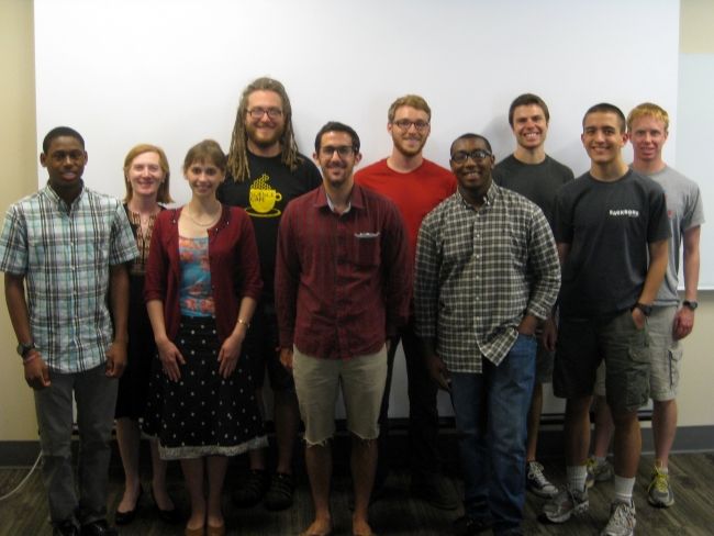 Margaret with summer REU students & HS teacher 2013