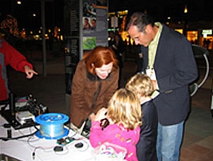 Margaret and Henry at Science Workshop