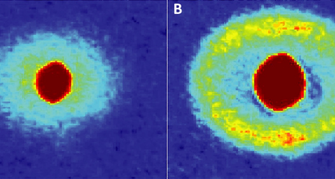 Energetic atoms from “quasi-bound” p-wave Feshbach molecules.