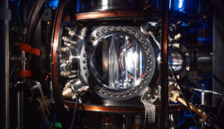 The researchers used an ion trap to measure the electron electric dipole moment in hafnium fluoride ions
