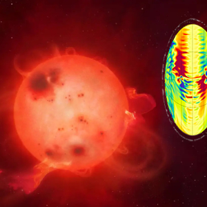 Researchers Toomre and BIce looking at red dwarfs 