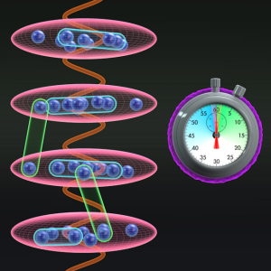 Local interactions in the same lattice pull clock frequency negative while interactions between atoms on neighboring lattice sites pull clock frequency positive. By adjusting the atomic confinement, or tightness, of the lattice, researchers can balance these two counteracting forces to increase clock sensitivity.