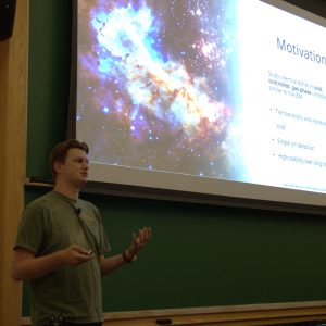 JILA graduate student Trevor Kieft (from the Lewandowski group) discusses his latest research in astrophysical chemistry 