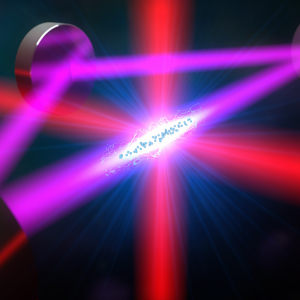 Experimental setup: continuous lasing of Strontium-88 atoms.