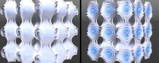 Chiral spin liquid illustration.