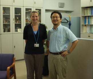 Graduate student Jennifer Lubbeck of the Jimenez Group.