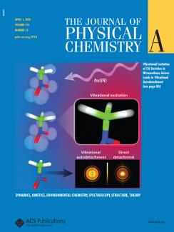 Photo of the cover of the April 1, 2010 issue of Journal of  Physical Chemistry A.