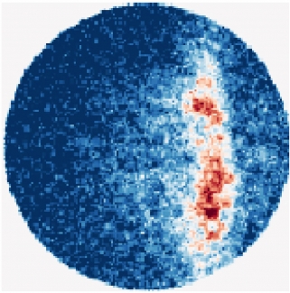 The atomic clock consists of ten thousand atoms and a very impressive laser. 