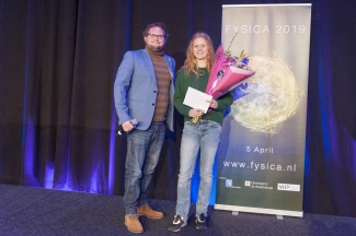 Marit Fiechter with NNV Chair Diederik Jekel