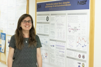 Dr. Marissa Weichman and her prize-winning poster