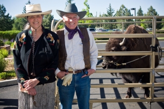 The Baurs with Ralphie