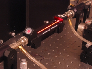 A "waveguide" that converts traditional laser light into laser-like beams at extreme ultraviolet wavelengths. (Credit: Kapteyn-Murnane Group)