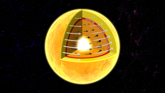 A rendering of how a solar tachocline moves