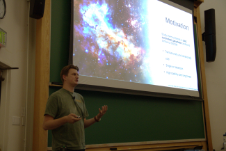 JILA graduate student Trevor Kieft (from the Lewandowski group) discusses his latest research in astrophysical chemistry 