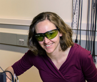 Cindy Regal in her lab