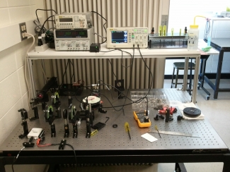 Advanced Lab optics setup