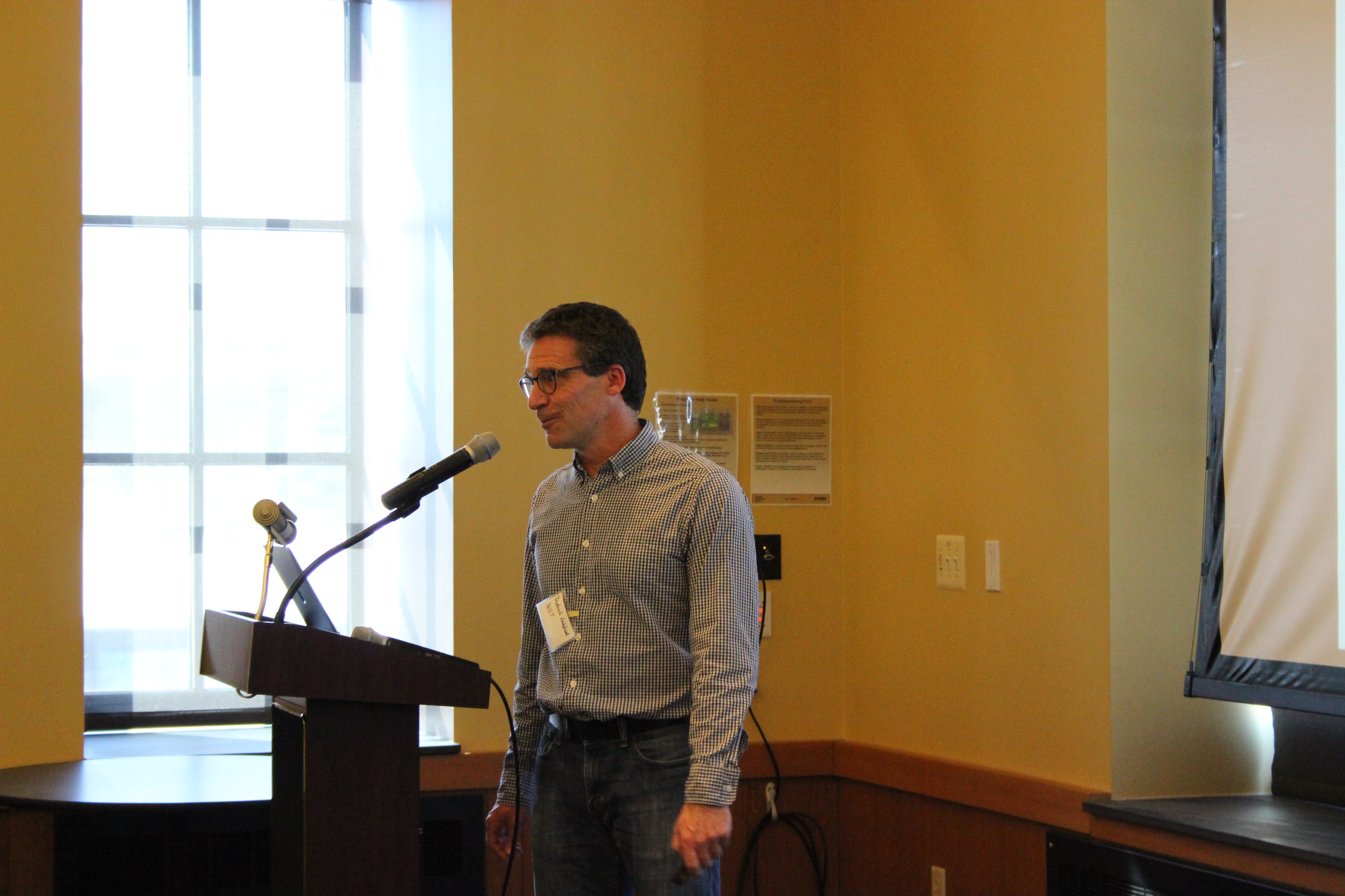 Didi Liebried from NIST speaks on lasers