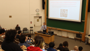 JILA graduate student Conall McCabe introduces the graduate student seminar series for the March seminar
