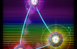 Model of the atomic clock comparisons