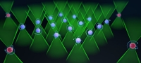 Figure of trapped and cooled single alkaline-earth atoms.