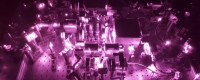 Photograph of an Infrared optical tweezers device.