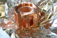the microwave cavities within atomic clocks are very sensitive. NIST has recently partnered with JILA’s machine shop to build a new microwave cavity made out of copper for the F1-Cesium clock. PC Kenna Hughes-Castleberry/JILA